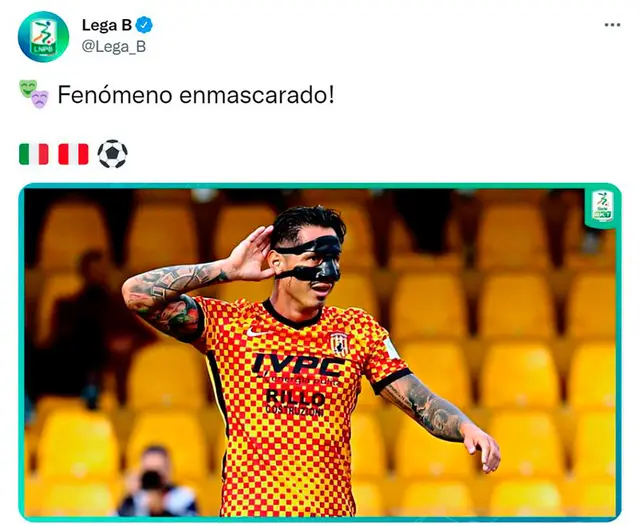Palabras de elogio de la Serie B de Italia hacia Gianluca Lapadula.   