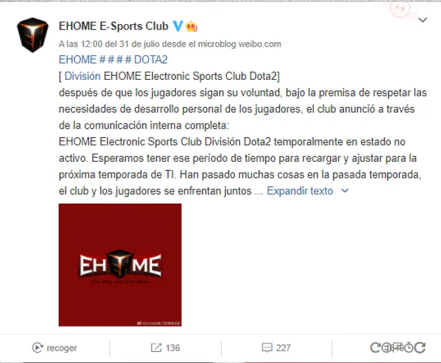 Dota 2 EHOME