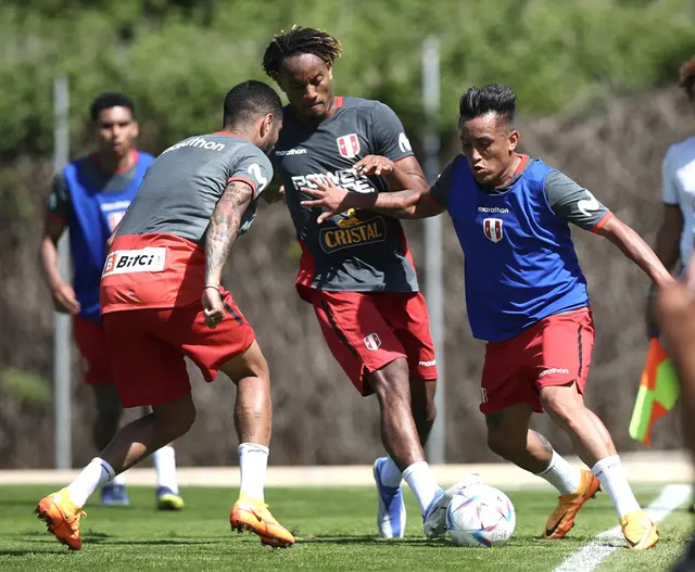 André Carrillo sin problemas en los entrenamientos.