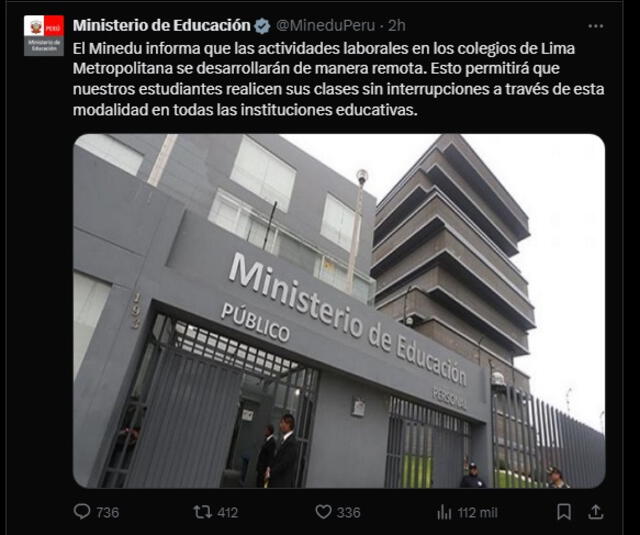 Ministerio de Educación
