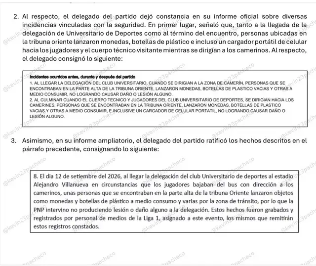 La Comisión Disciplinaria abrió expediente contra Alianza Lima por infracciones ante Universitario