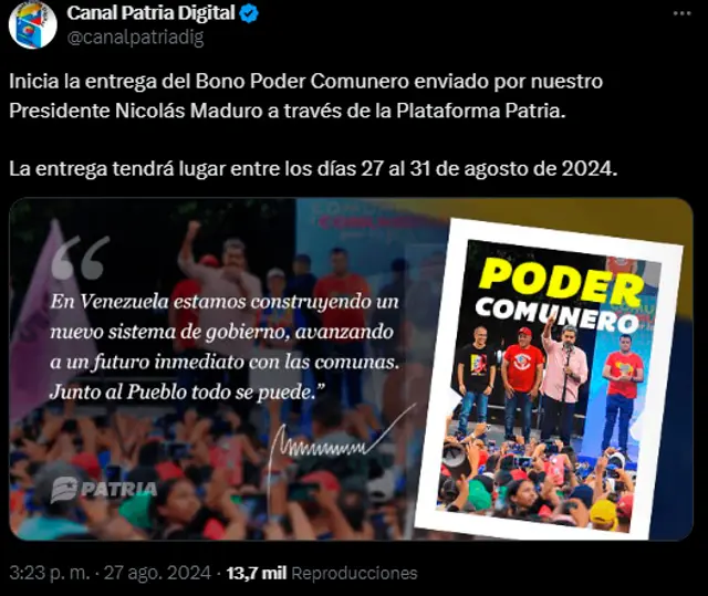 bono poder comunero bono poder comunero