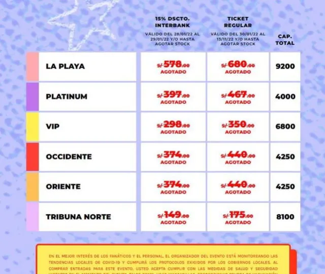 concierto de bad bunny, venta de entradas para concierto de bad bunny