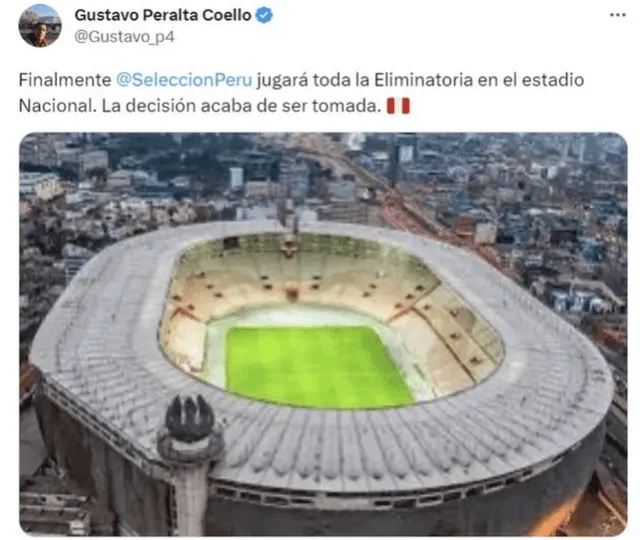 Estadio Nacional.