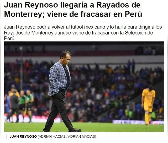 Juan Reynoso es vinculado a Monterrey