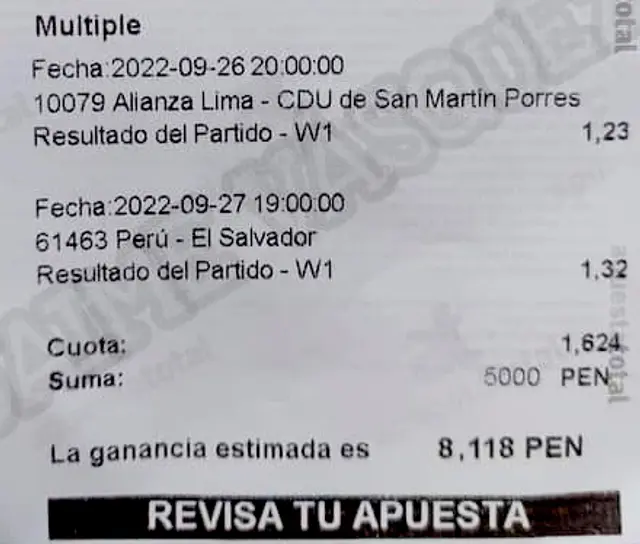 apuesta deportiva