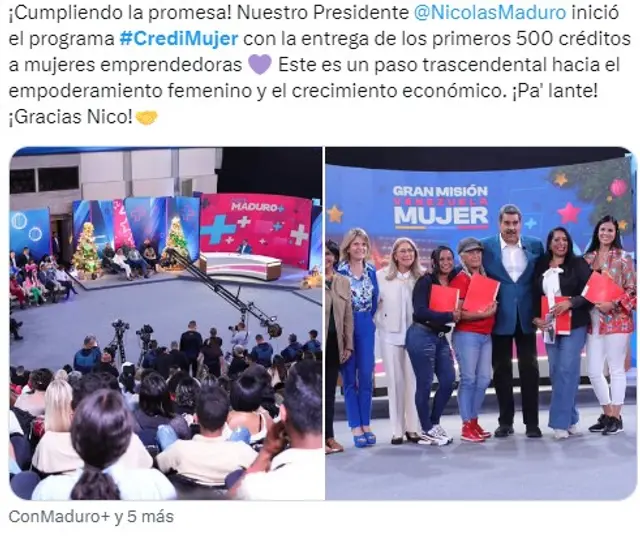 Credimujer 2024 | Foto: X   