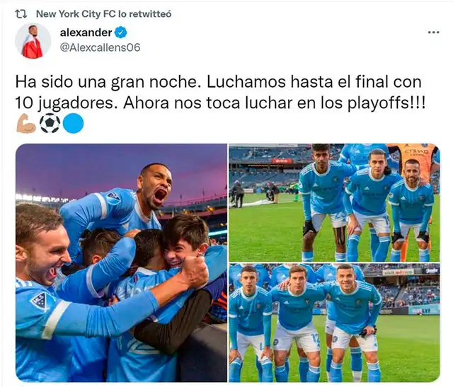 Mensaje de Alexander Callens tras clasificación a los playoffs de la MLS.   
