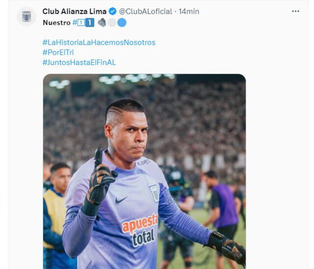 Alianza Lima y su mensaje tras pronunciación de la FPF