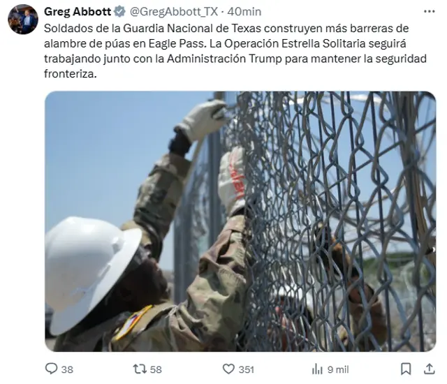 Inmigrantes en Texas Greg Abbott