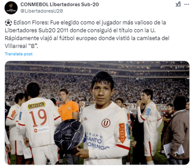 Edison Flores.
