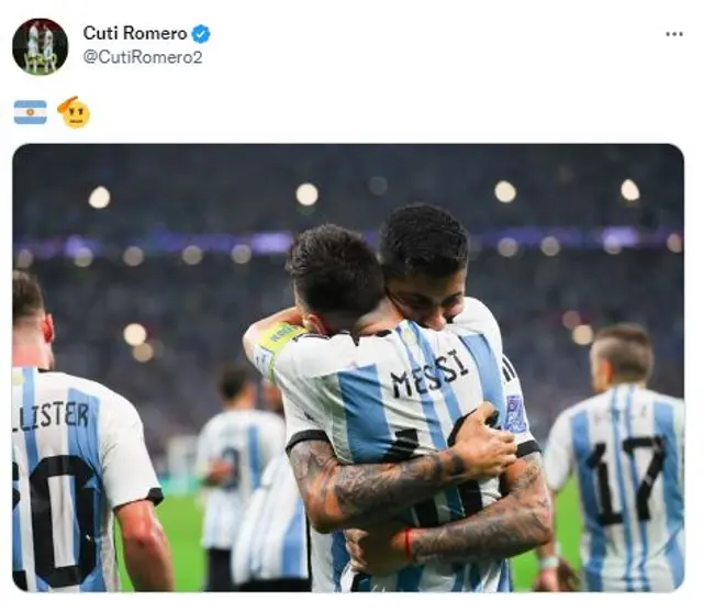 "Cuti" Romero imitó a Succar en motivadora publicación. (Foto: Twitter)   