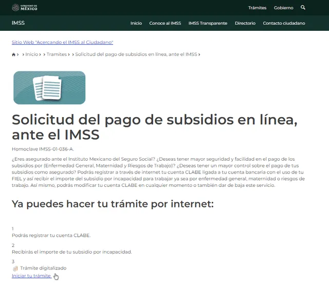 Solicitar el pago incapaidad IMSS