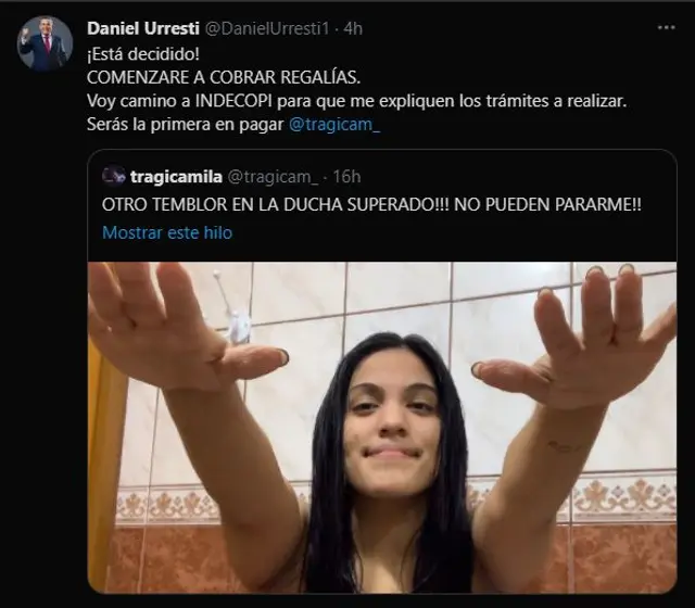 Captura: Twitter.   