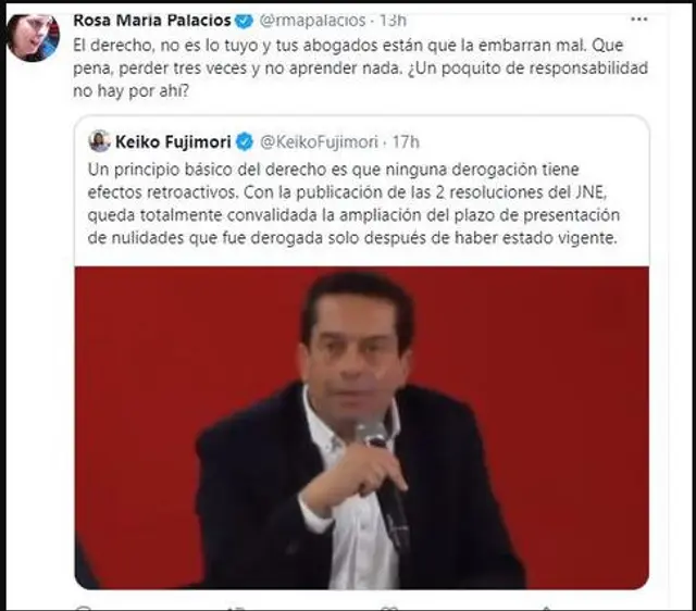 Fuente: Twitter   