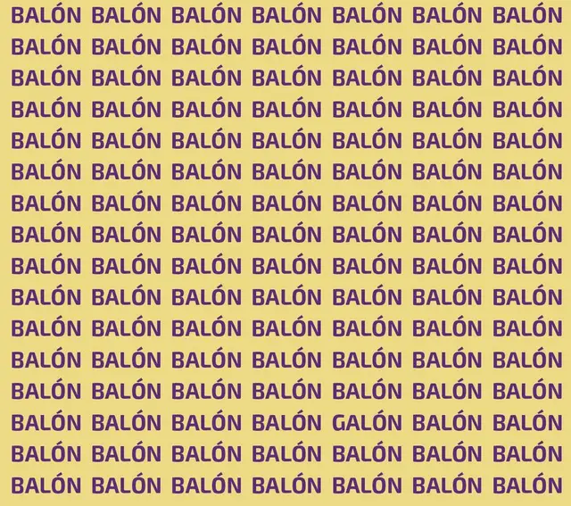 Encuentra la palabra GALÓN en 10 segundos Encuentra la palabra GALÓN en 10 segundos