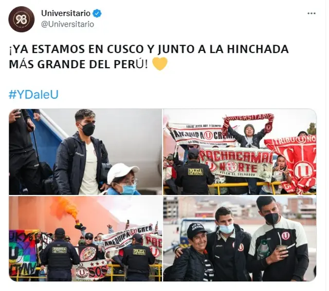 Universitario de Deportes llegó a Cusco.   