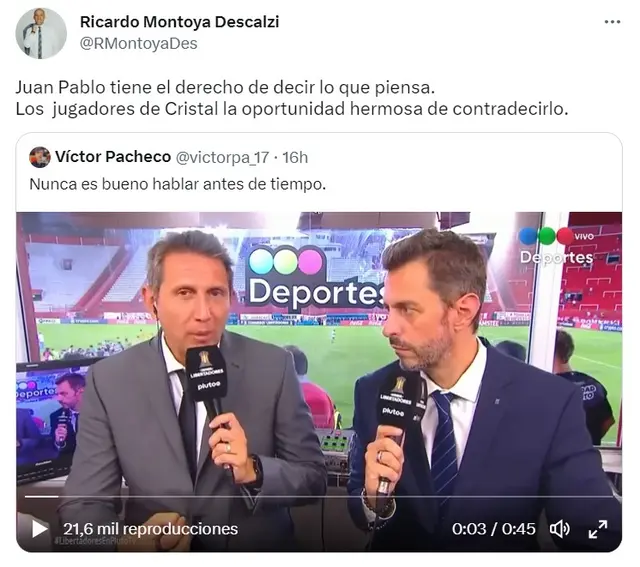 Ricardo Montoya Sporting Cristal