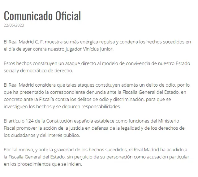 Real Madrid, Vinícius Júnior