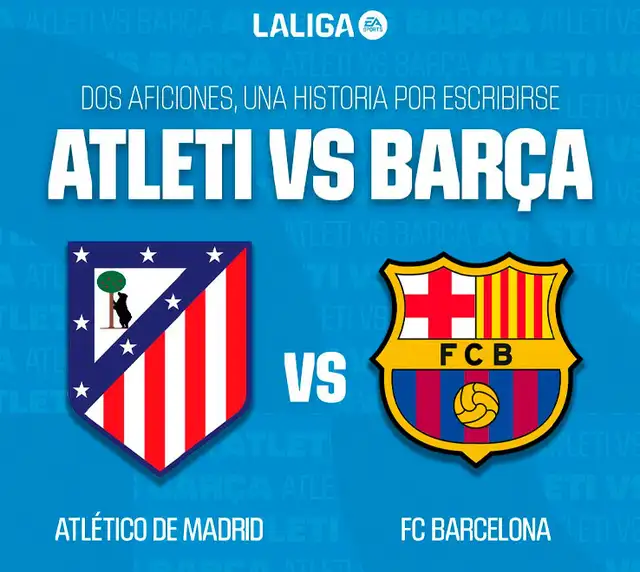 Atlético de Madrid vs Barcelona Atlético de Madrid vs Barcelona