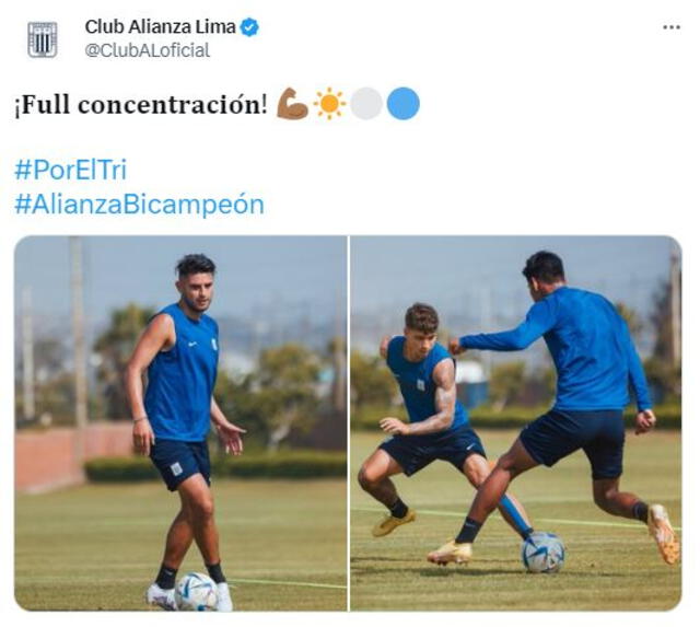 Alianza Lima se estaría preparando para jugar la Liga 1 2023.