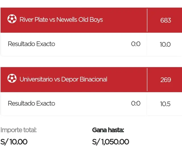 Universitario vs Binacional Universitario vs Binacional