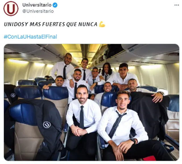 Universitario mandó fuerte mensaje previo a su viaje a Brasil. Universitario mandó fuerte mensaje previo a su viaje a Brasil.