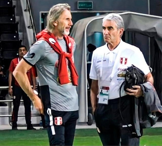 <strong>Ricardo Gareca y Juan Carlos Oblitas</strong>   