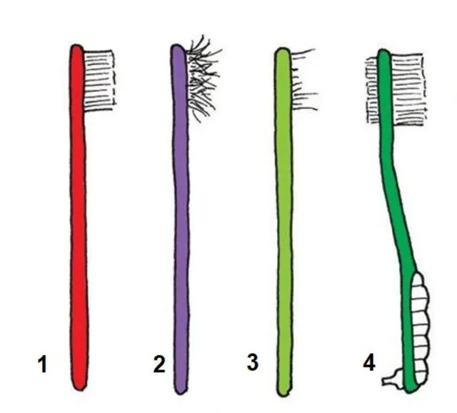  El cepillo dental que tengas dirá tu personalidad. | Foto: Pinterest   
