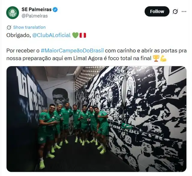 palmeiras alianza lima