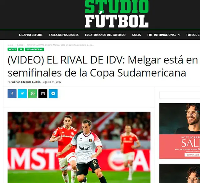 Melgar vs IDV Melgar vs IDV