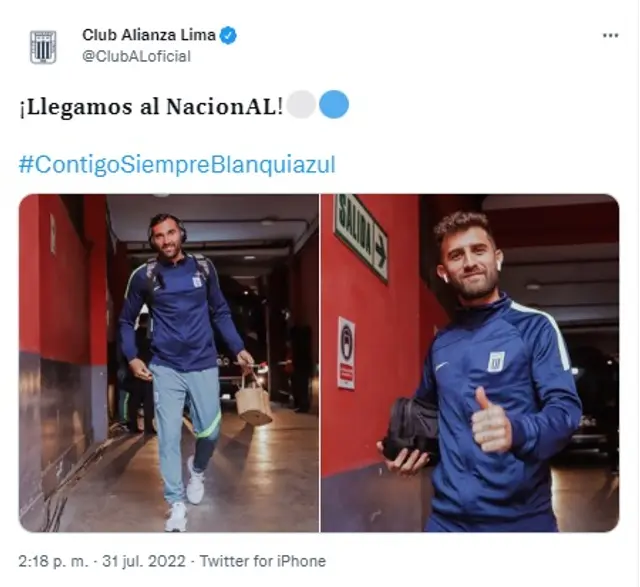 Alianza Lima llaga al Estadio Nacional.   