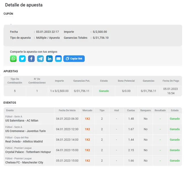 apuesta