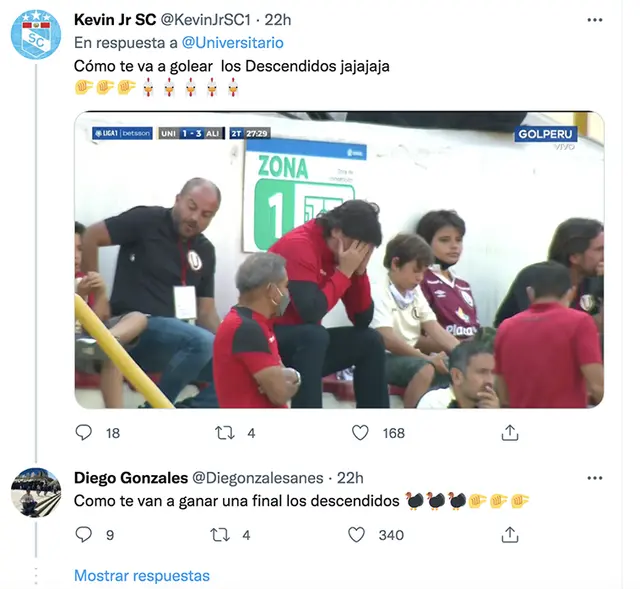 Alianza Lima, Sporting Cristal, Universitario de Deportes