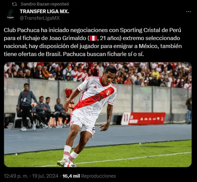 Joao Grimaldo, Pachuca
