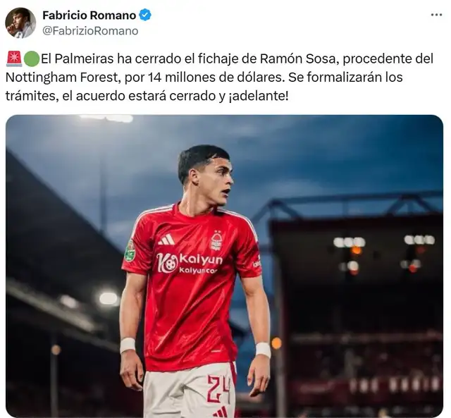 Palmeiras, Ramón Sosa