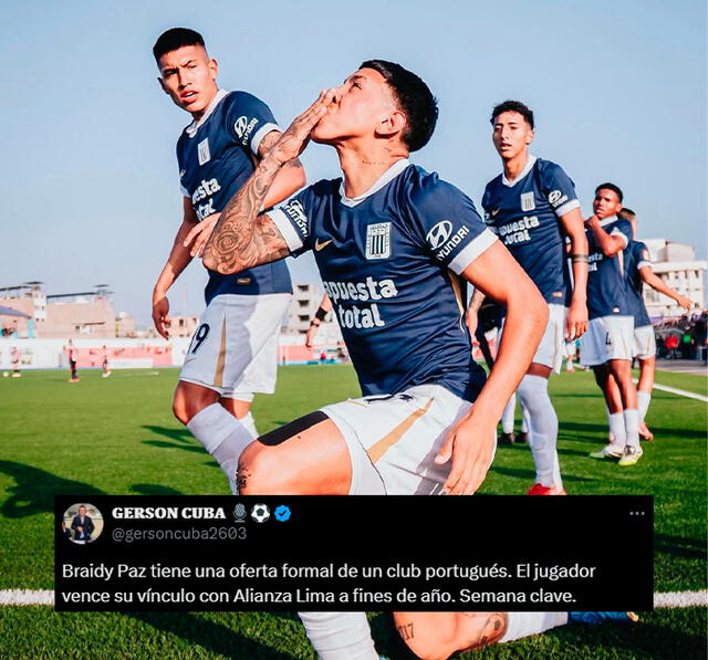 Braidy Paz, Alianza Lima