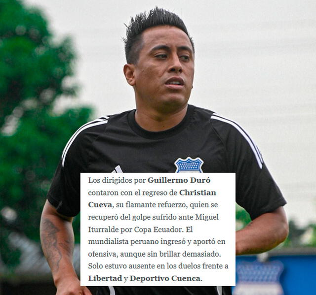 Christian Cueva, Emelec