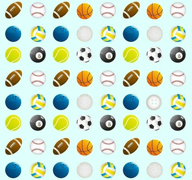  Reto visual: encuentra el objeto que no es una pelota.| Foto: Increible.co   