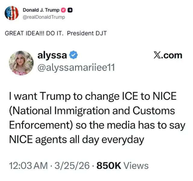 Donald Trump ICE