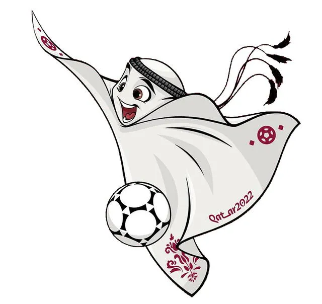 La’eeb. mascota oficial de Qatar 2022. La’eeb. mascota oficial de Qatar 2022.