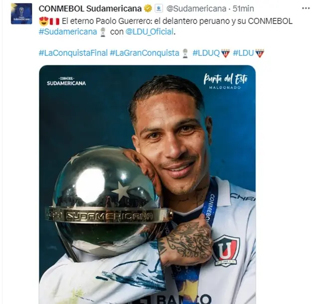 Paolo Guerrero Liga de Quito