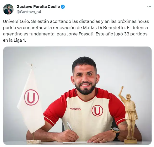 Matías Di Benedetto, Universitario de Deportes 