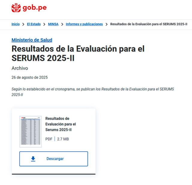 esultados SERUMS esultados SERUMS