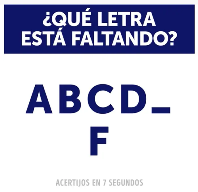 Acertijo visual, solución.