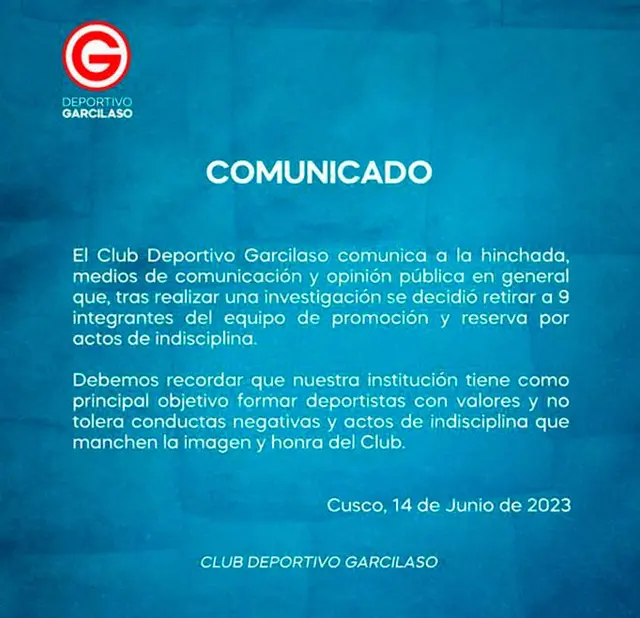 Foto: Deportivo Garcilaso   