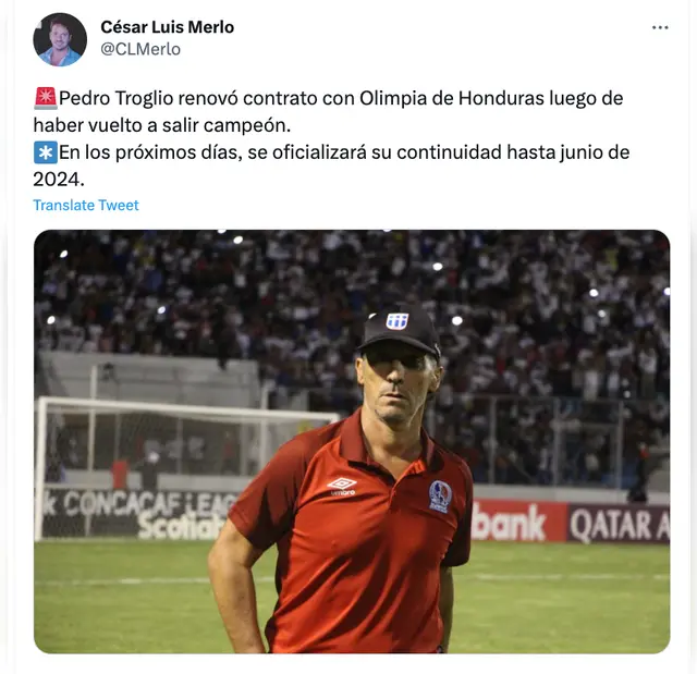 Olimpia de Honduras.