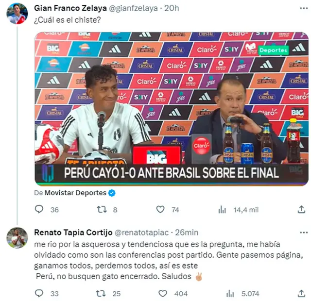 Foto: Twitter / Movistar Deportes   