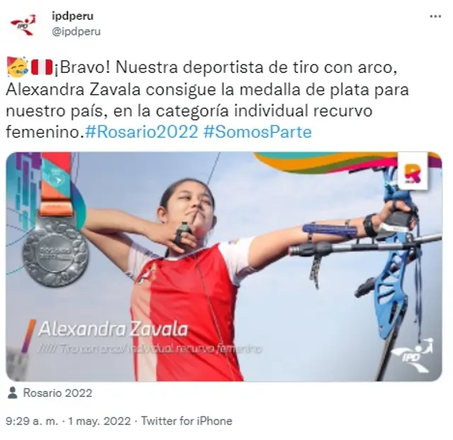 IPD felicitó a Alexandra Zavala. IPD felicitó a Alexandra Zavala.