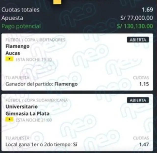Universitario apuesta Universitario apuesta